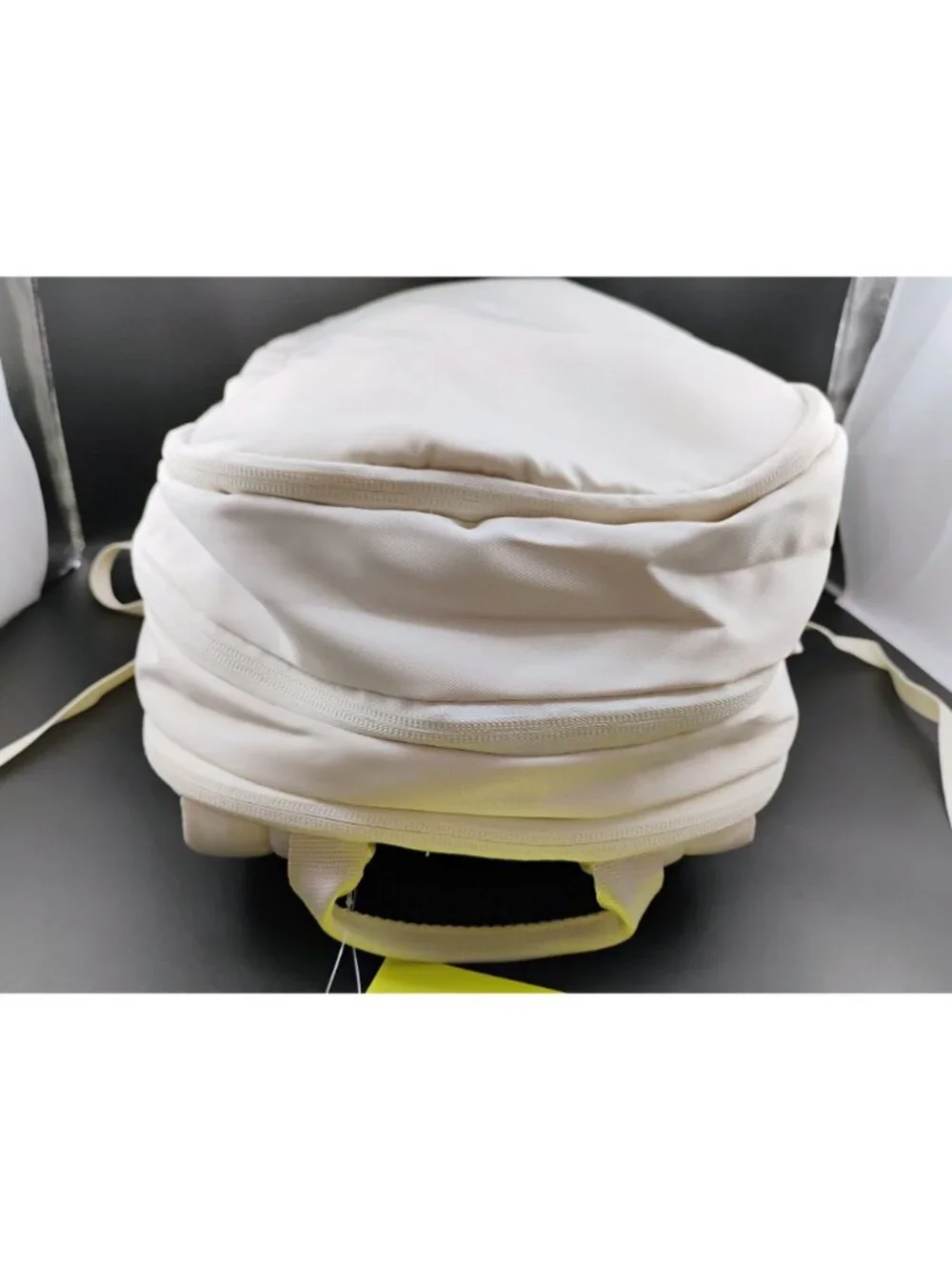 All In Motion Large White Backpack With Padded Straps